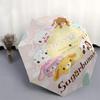 Sugarbunnies, Twins Automatic Open/Close Umbrella-Cute Umbrella with Cute Design, Portable 3-Fold Compact Umbrella for Men & Women, Hallowee