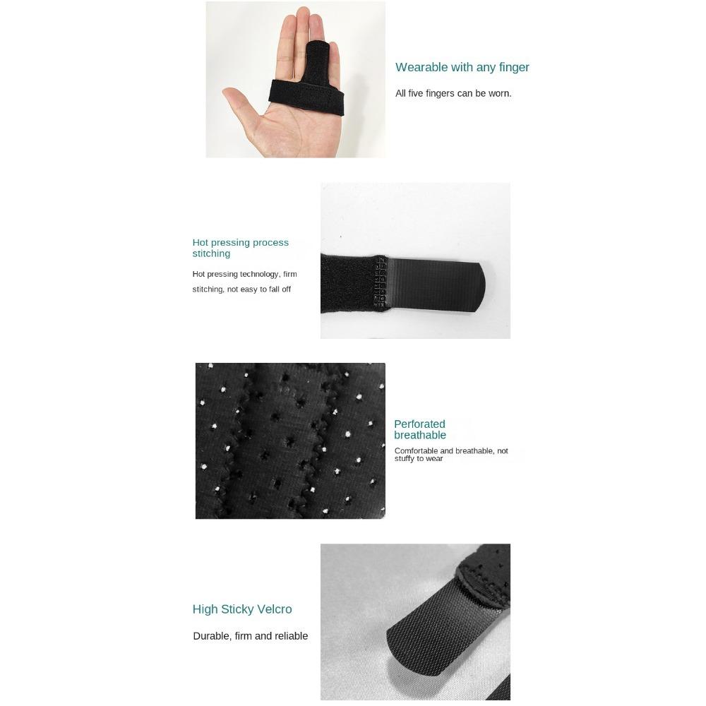 Adjustable Trigger Finger Support Black Blue Wrist Support Durable Sportswear