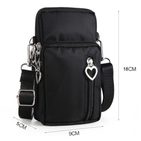 Sports Oxford Cloth Lightweight Mini Crossbody Pouch Women Phone Bag Arm Pack