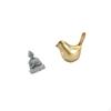 Golden Buddha Monkey Bird Figurine Sculpture Statue Collectible Miniature Ornament for Patio