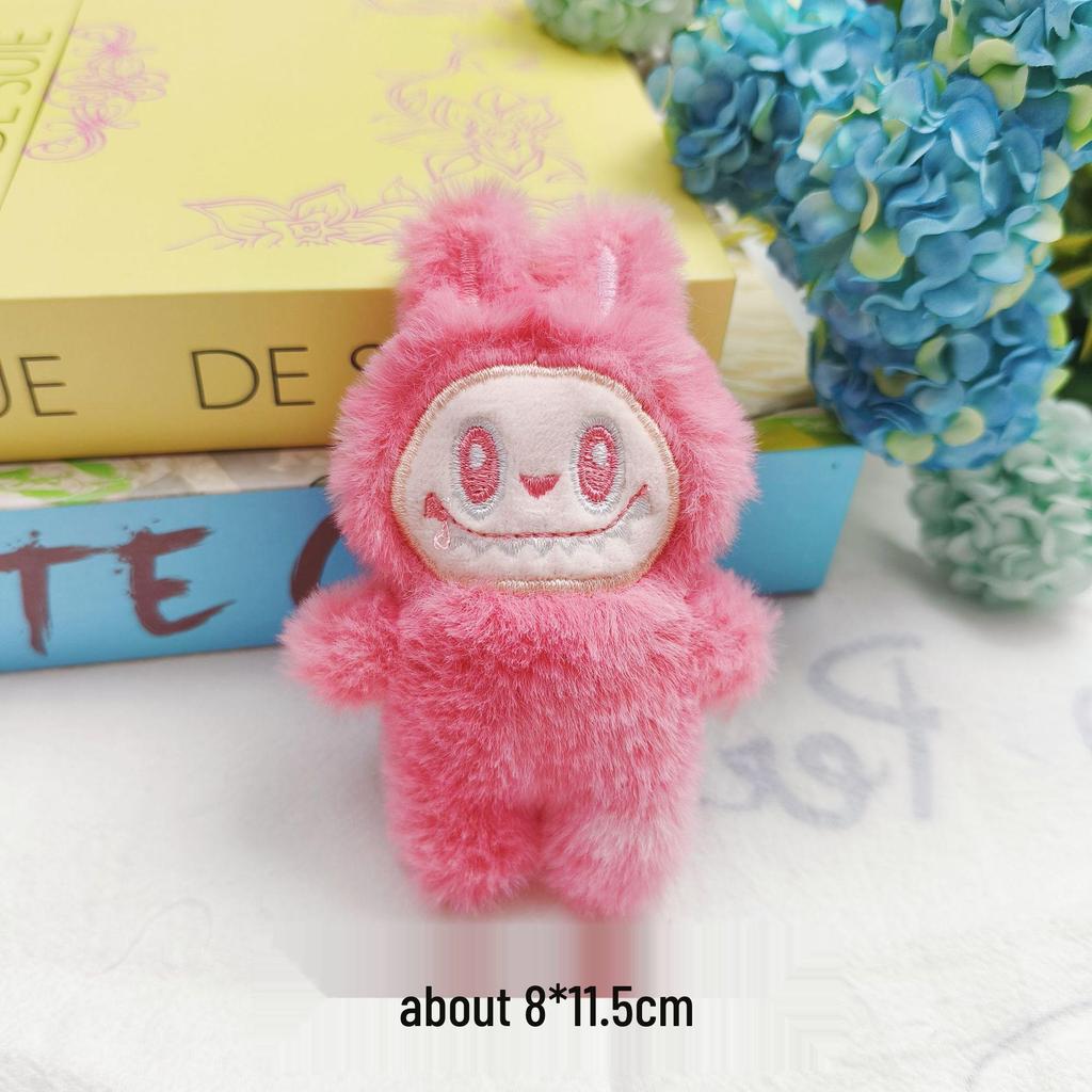 Piszczący wisiorek Labubu 3. generacji: DIY Biżuteria i Dodatek do Odzieży Pluszowy Brelok z Lalką