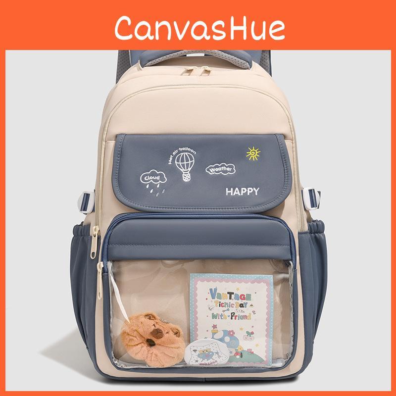 Travel Cartoon Girls Backpack With Cushion Straps For Education And Day Trips