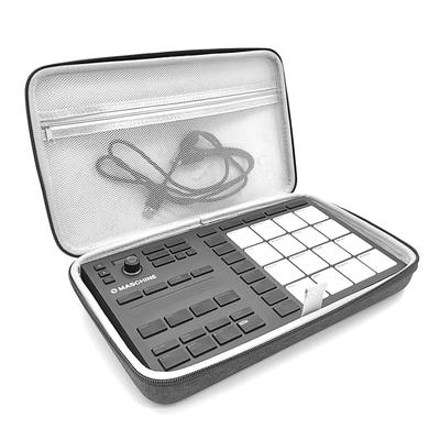Musiin Hard Shell Travel Case for Native Instruments Maschine Mikro MK3 Drum Controller - Analog Device Cover with Velvet Interior (Gray)