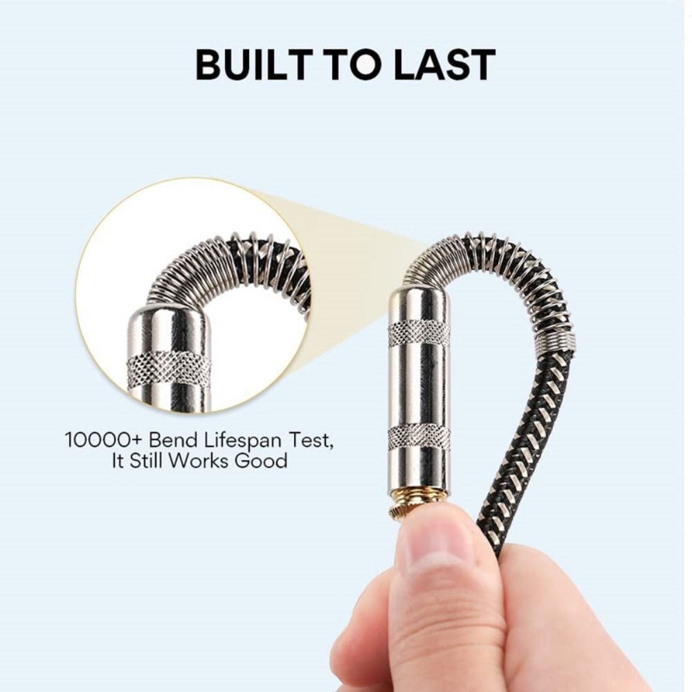 Noise Reduction Pickup Cable 3/5M Audio Wire Cord Durable Braided Guitar Cable