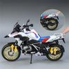 1/9 BMW R1250 GS ADV Alloy Racing Motorcycle Diecasts Street Sports Motorcycle Model Simulation with Light Collection Kids Toys Gift