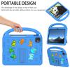 For Apple iPad Air 4 5 4th 5th Gen 10.9 Inch 2020 2022 A2325 A2316 A2588 Case Kids Safe Cartoon Letter Portable EVA Foam Shockproof Stand Tablet Cover