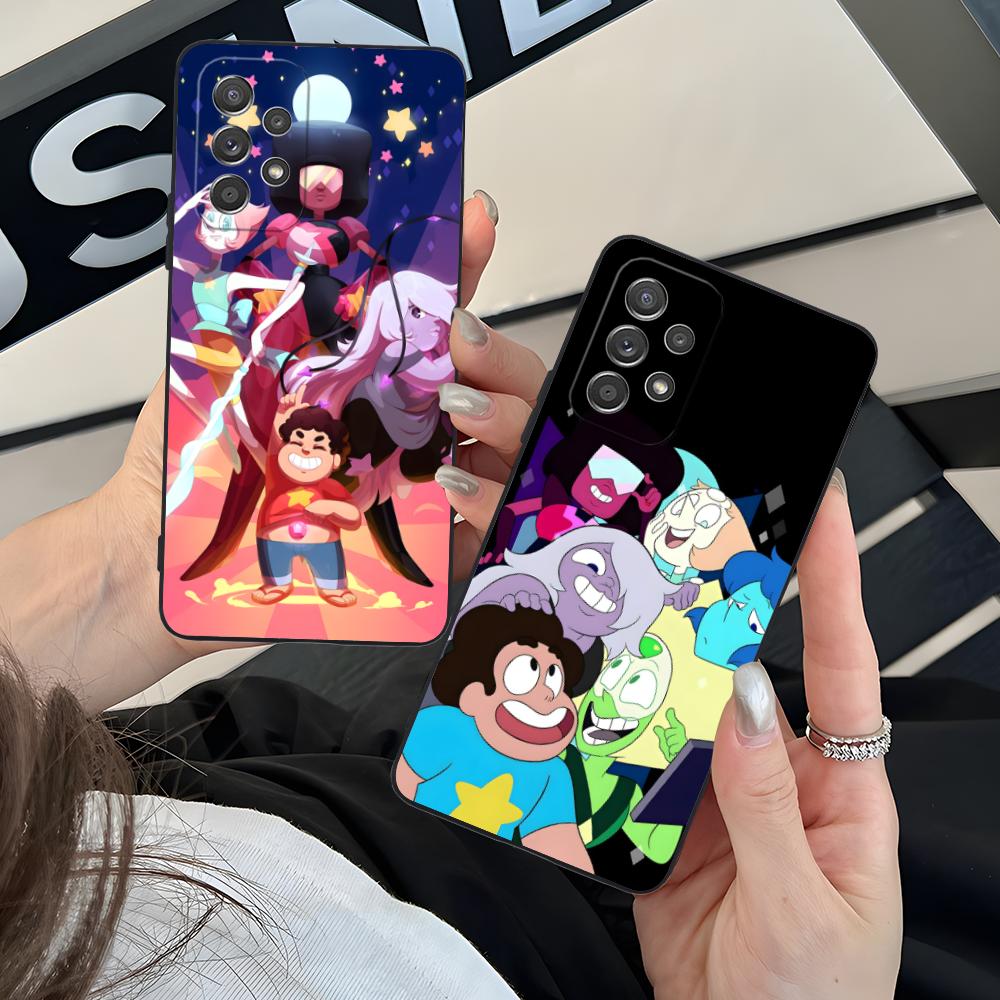 Steven Universe Mobile Phone Case for Samsung Galaxy M55 54 42 35 34 33 32 23 22 15 14 13 12 F55 5G Colour Protective Cellphones