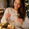 Christmas Party Decorations, 100 Count Cocktail Picks, Assorted Styles for Holiday Parties