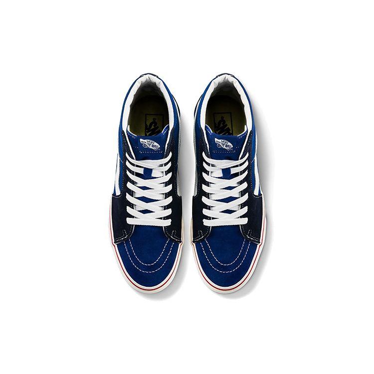 Vans Sk8 High Top Skate Shoes Unisex Sneakers Blue Black VN0A4U3C2ND