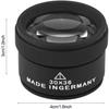 Tangxi 30X Jewelry Magnifier, Professional Optical Magnifier Glasses, 30X Magnifying Lens for Jewellery, Diamonds, Gems, Coins, Magnification