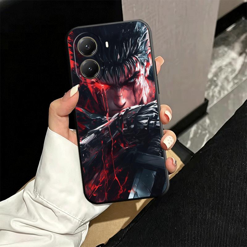 G-Guts B-Berserks Anime Soft Phone Case for Xiaomi Poco X5 X6 X7 X8 Pro Max X3 F7 F8 Ultra M8 M7 M6 M5 Redmi 15 15C 14C 13C 12C