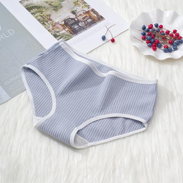 

FINETOO хлопковые трусики, женское нижнее белье, сексуальное женское белье для женщин, трусы с подтяжкой бедер, дышащие трусы для девочек, M-XL, мягкое нижнее белье M синий