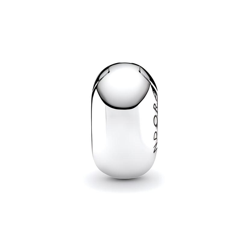 Pandora MOMENTS heart-shaped clip 925 silver glass accessories women's 799203C01