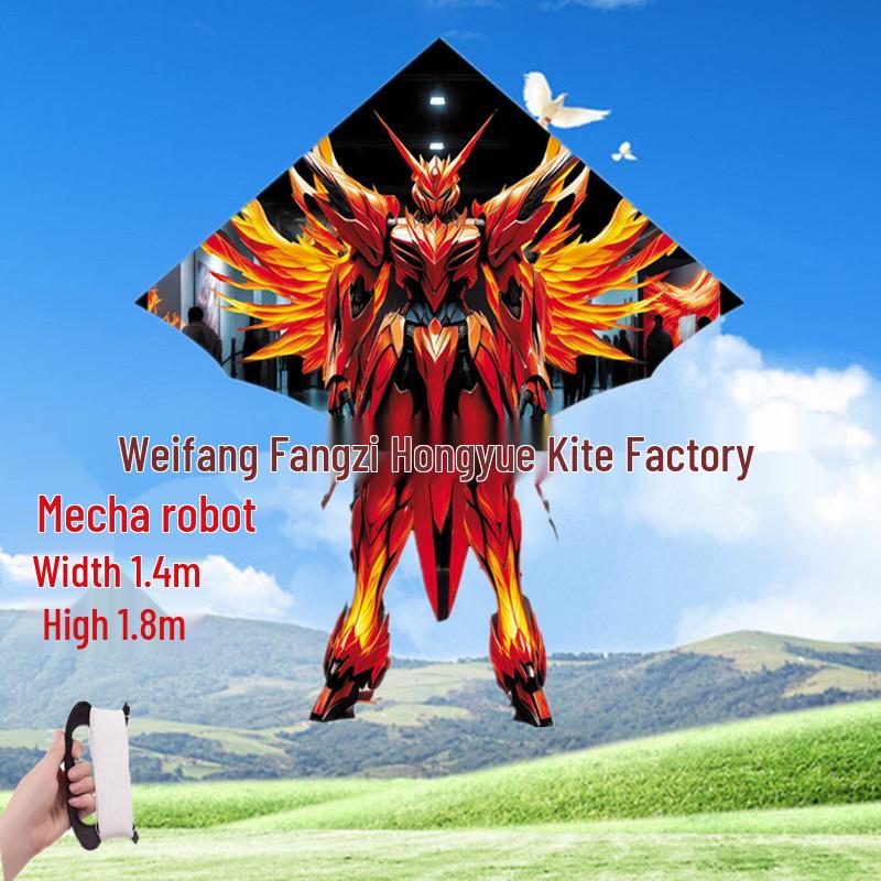 2026 New Style Mech Robot Kite for Boys & Adults - Easy to Fly in Light Breeze