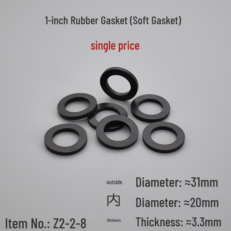 Jeu de Joints Souples en Caoutchouc Silicone et Joints Durs en PTFE - Différentes Tailles Disponibles