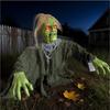 Décoration de Jardin Halloween Fantôme Effrayant Piquets de Jardin Halloween Figures Lumineuses Effrayantes pour Pot de Fleurs de Porche Chemin Pelouse Jardin Avant