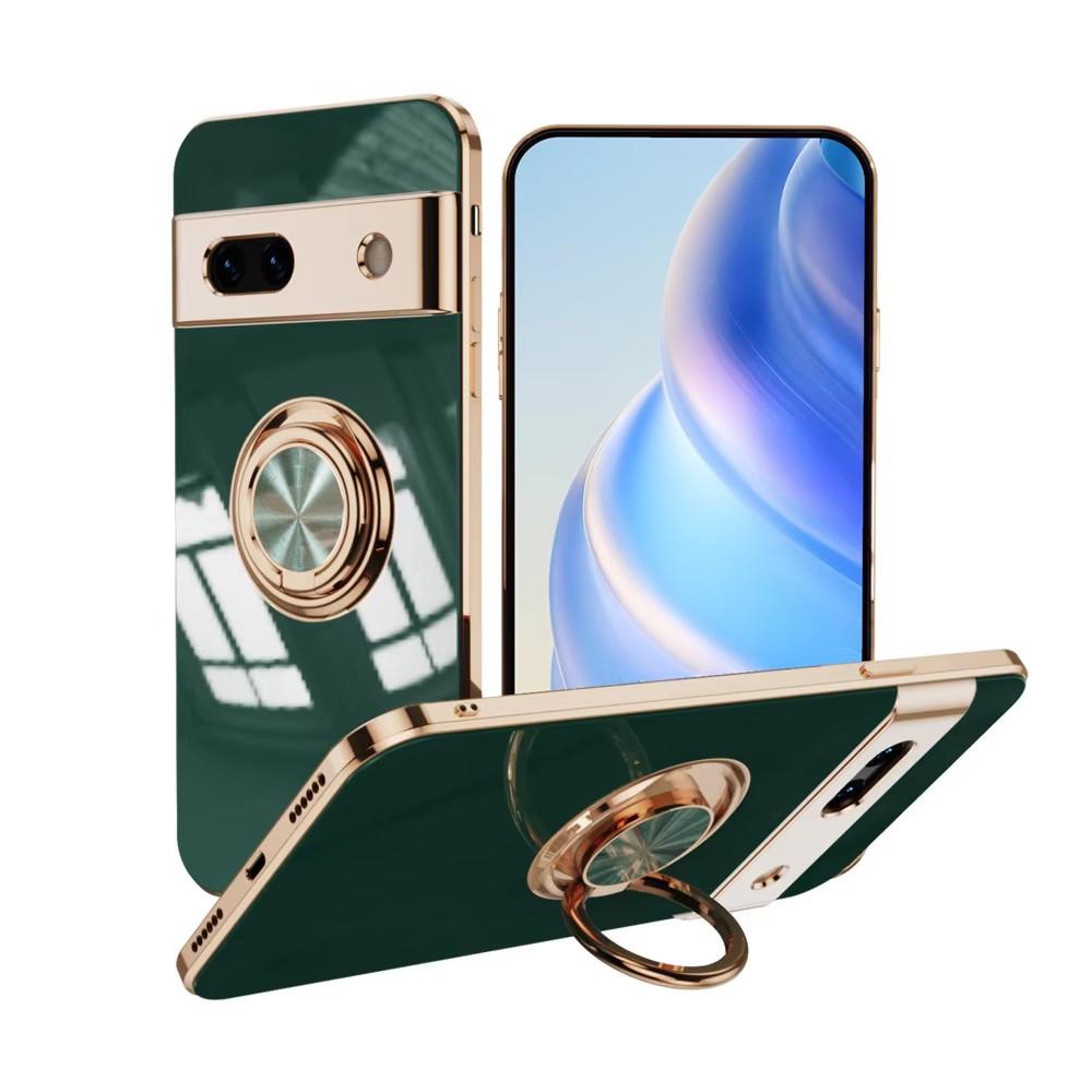 Luxus-Beschichteter Ringhalter-Case für Google Pixel 9 10 Pro XL 8A 7A 7 8 9 Pro Für Magnetischen Halter Silikon-Panzerhülle For Google 10 Pro