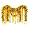 Hanging Design Sunflower Simulated Flower Vines Cherry Flower Faux Flower Vine  Wall Decoration