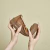 The First Layer of Cowhide Summer Hollow Leather Women's Soft Sole Non-slip Hole Casual Shoes