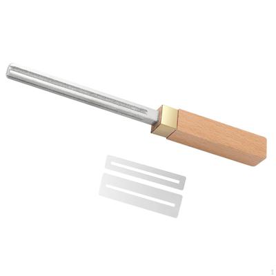 Guitar Fret Crowning Dressing File Luthier Leveling Tool with 4 Grooves