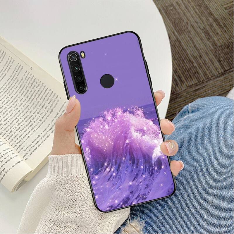 Purple Aesthetic Phone Case CaseFor Redmi Note 8Pro 8T 6Pro 6A 9 Silicone Fundas for Redmi 8 7 7A Note 5 5A Note 7 Capa