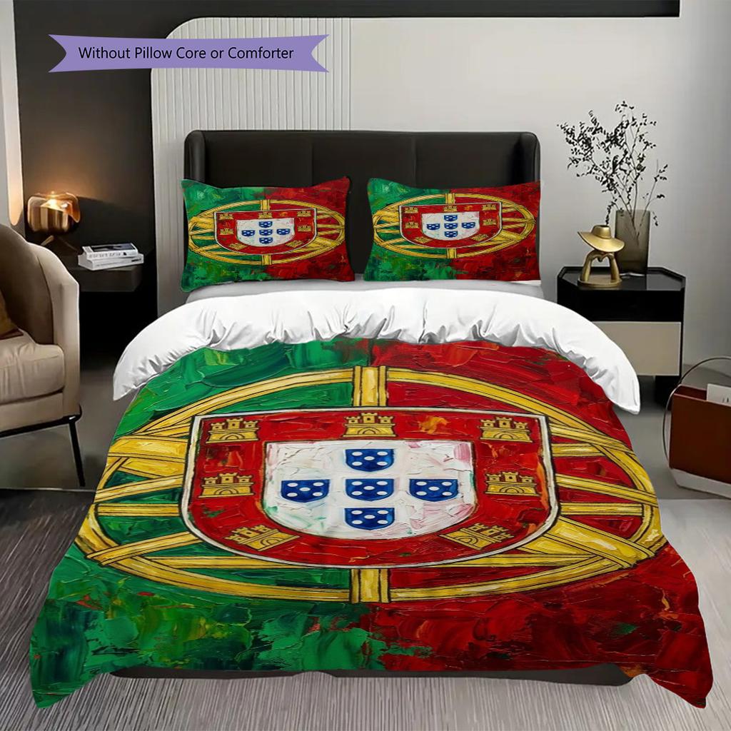 Mystical Celtic Emblem Three-piece set (1 * duvet cover + 2 * pillowcase, without core) Soft and comfortable Christmas birthday gift