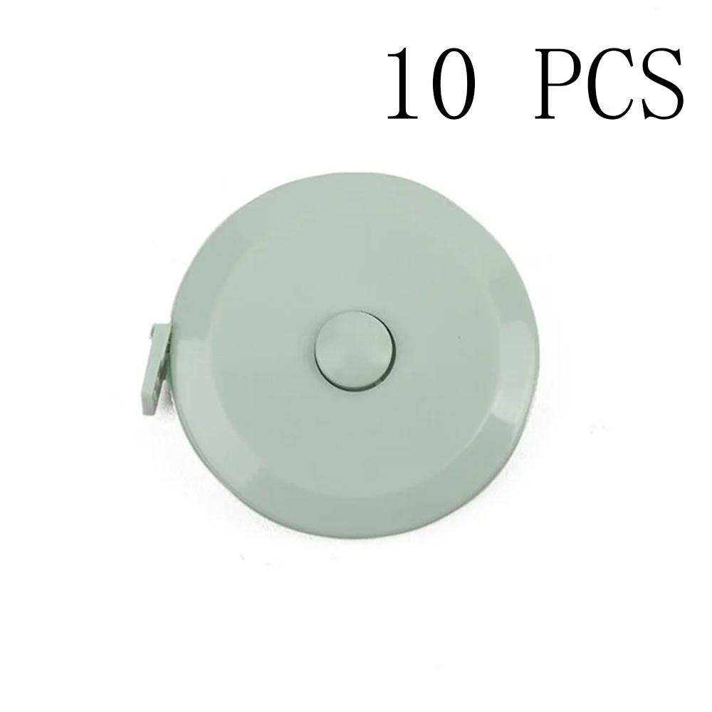 1PC/15PCS 1.5m Small Tape Measure Portable Student Soft Leather Three Measurement Clothes Automatic Recycling