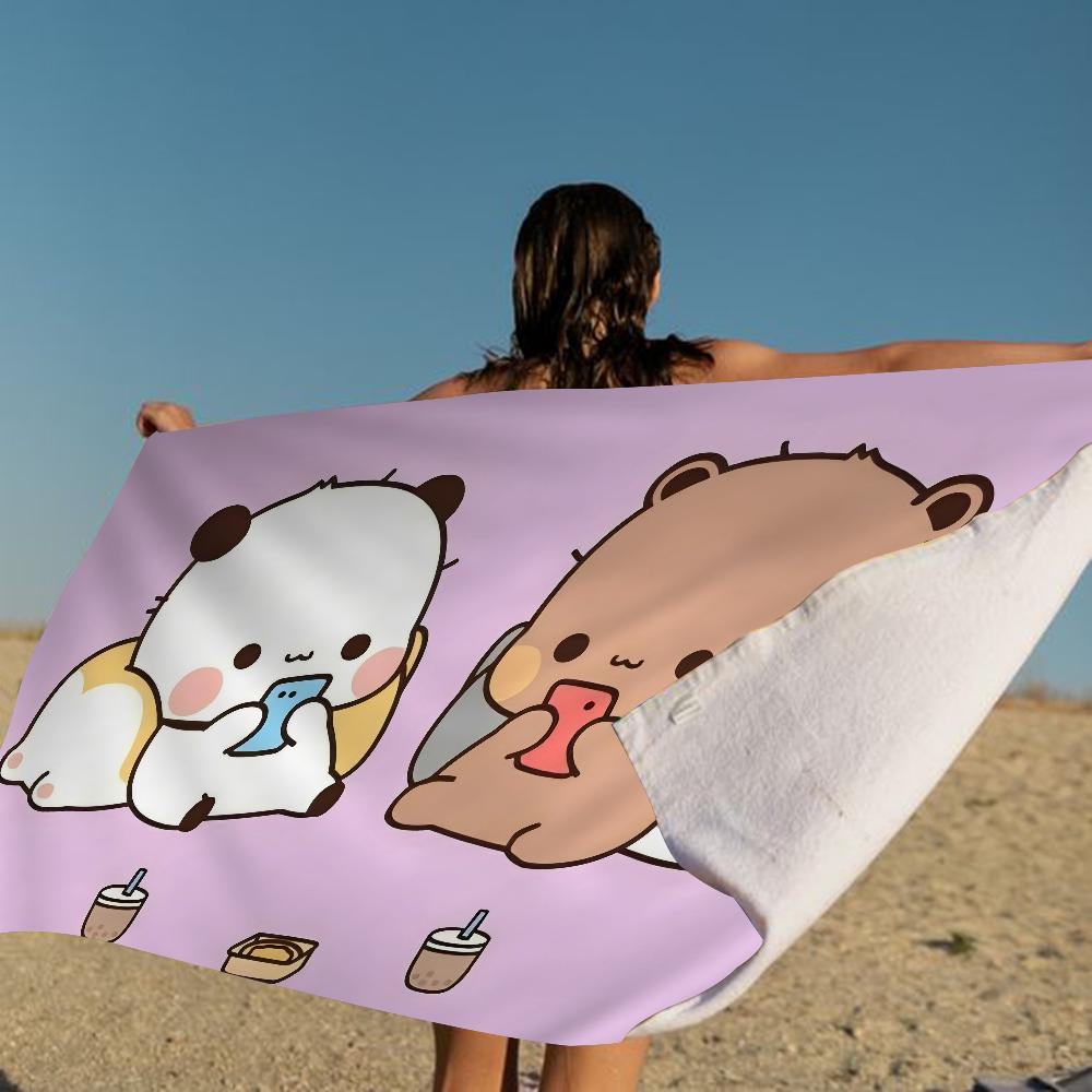 Ctue Bubu Dudu Microfiber Beach Towel Absorbent Quick Dry Soft Yoga Swimming Resort Mountain Climbing Towel