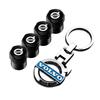 AAJW1 Aluminum Tire Valve Cap Metal Keychain For XC60 XC90 XC40 S60 S90 V60 V90 EX30 EC40 EX40 S80 V40 XC70 C40 Auto Decor Parts