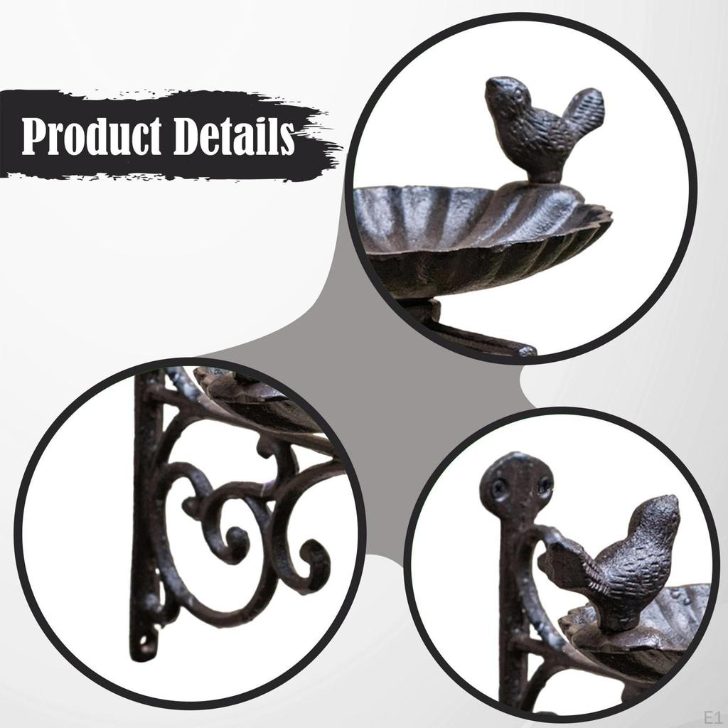 Vogelfutterhaus Bad Einfache Installation Futterstation mit Aufhängevorrichtung Metall für Holzzäune