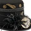 Cappello a Cilindro Stile Steampunk Gotico Con Ingranaggio Borchiato Accessori per Costume Cosplay a Tema Gotico