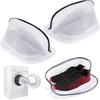 2Pcs Shoes Washing Bag Travel Laundry Bag Shoe Washing Machine Bag Set Reusable Laundry Mesh Bag Polyester Wash Bag with Zipper