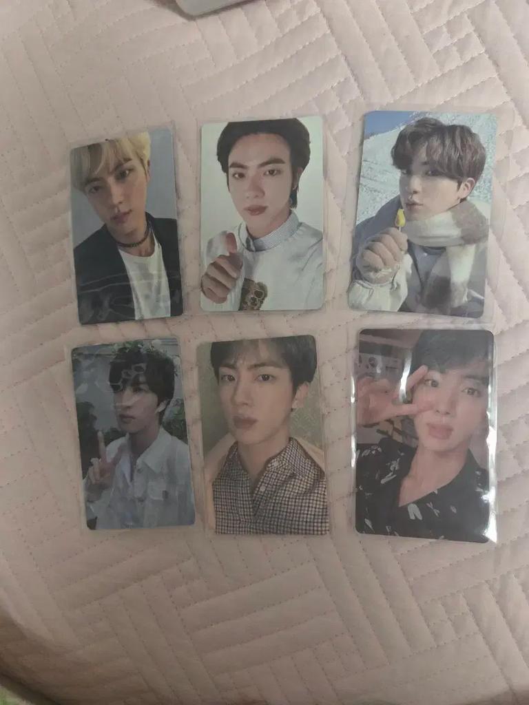 BTS Bangtan Boys Jin Photo Card Set of 6 for Sale Used