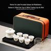 Jialang Portable Suet Jade Porcelain Kung Fu Travel Tea Set