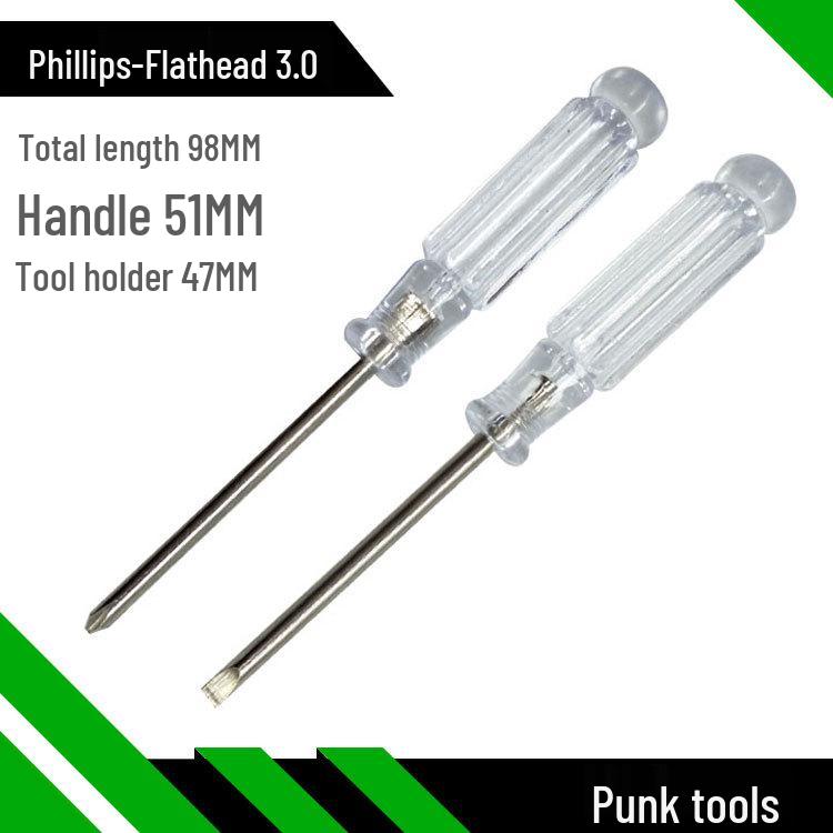 Mini 3.0 Flathead & 2.0 Phillips Head Toy Screwdriver Set