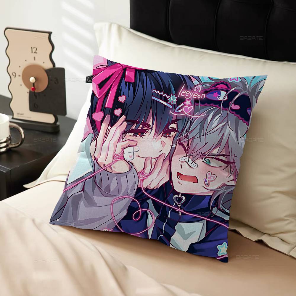Alien Stage Anime Pillowcase toon Gift Cushion Cover Bedroom Home Sofa Chair Seat Decor pillow case