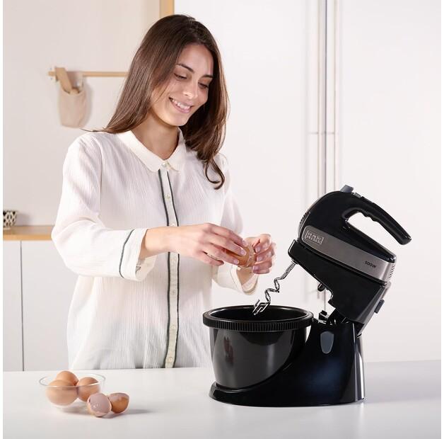 Ручной миксер Black&Decker BXMXA500E с насадками (ES9130090B)