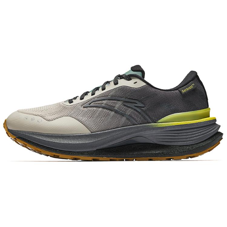 Anta Champion 3 Pro Protection Version Fabric Low-top Running Shoes Beige Gray Green Men s 112445539-1 39
