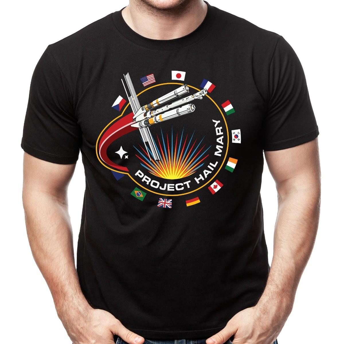 Project Hail Mary Mission Logo Black Adult Shirt S разноцветный
