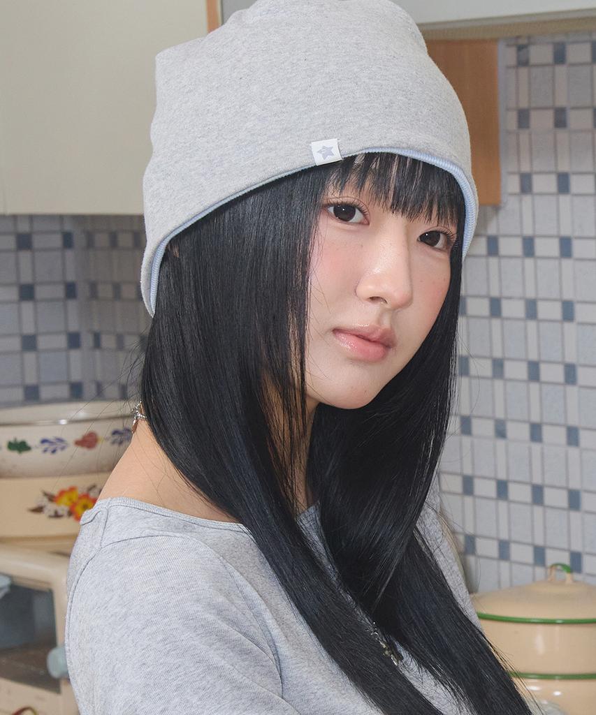 Kiibi Cozy Stripe Reversible Beanie Sky Blue