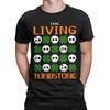 Herren The Living Tombstone St. Patrick's Totenköpfe T-Shirts Rock 100% Baumwolle Oberteile Lustige Kurzarm Rundhals T-Shirts Sommer T-Shirts
