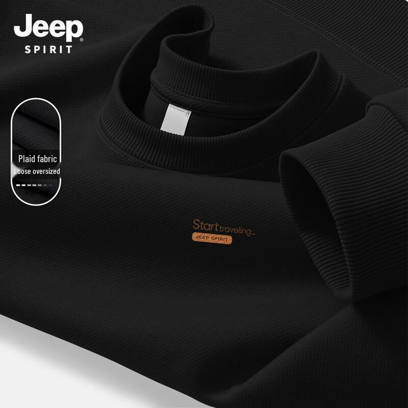 JEEP SPIRIT Men s 2026 Casual Round Neck Sweatshirt 3XL