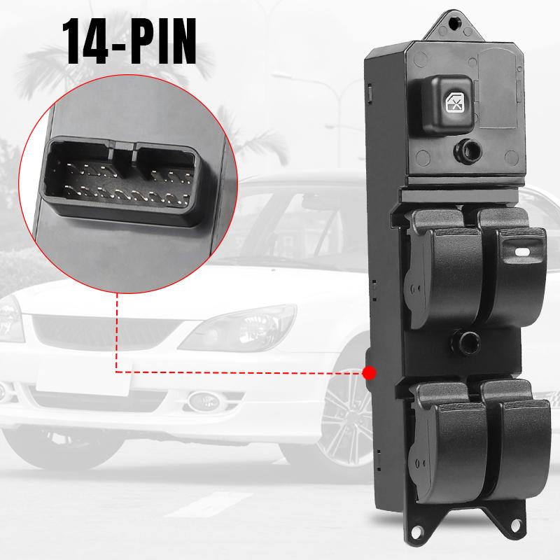 Auto Electric Power Window Master Switch Button RHD For Mitsubishi Triton ML MN 2006 2007-2015 Pajero NP 2002~2006 MR587941