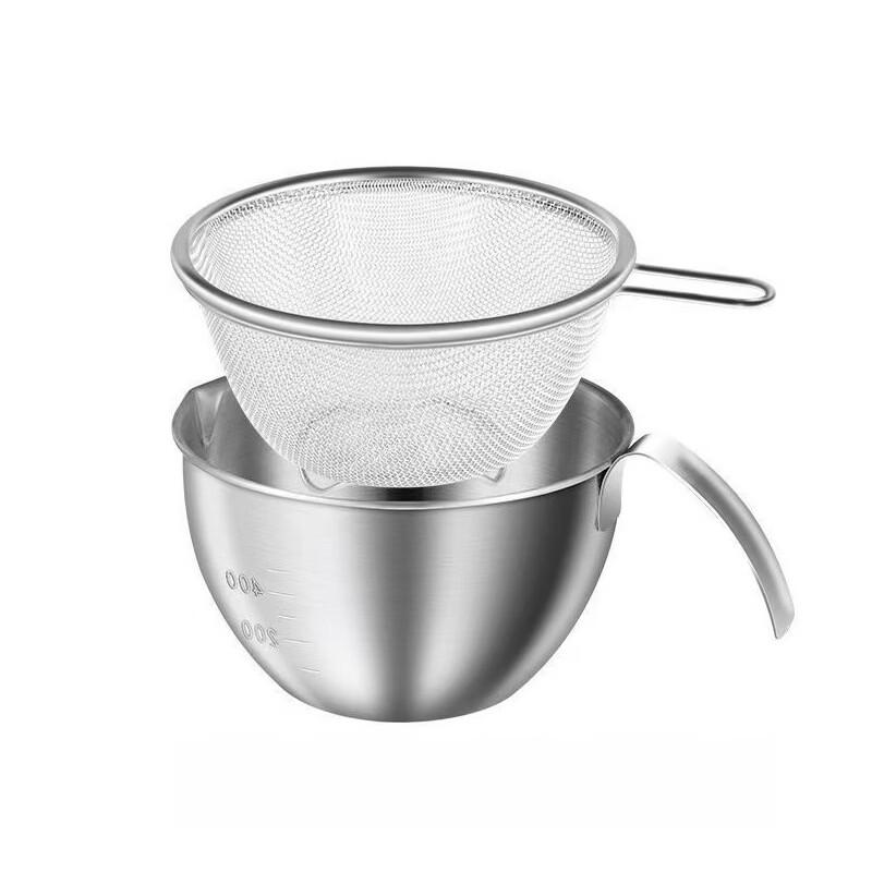 Abdo Stainless Steel Kitchen Strainer & Mixing Bowl Set
