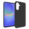 For Samsung Galaxy A17 TPU Case WANLONFENG MS Series Matte Back Cover with Tempered Glass (Big Hole Lens)