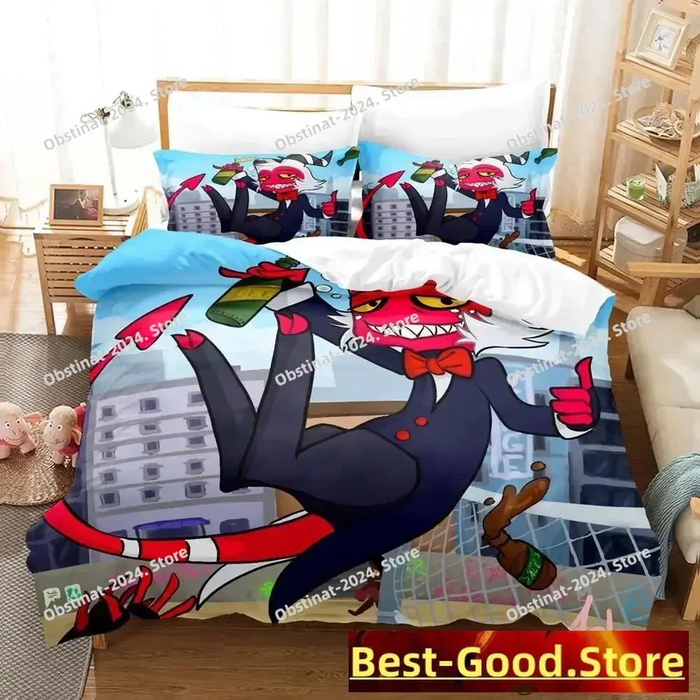 Moxxie Boss Bedding Set Printed Bed Set With Pillowcase Bed Duvet Cover Soft Single Double Queen Super King Size Bedroom