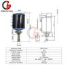 WXD3-12-1W Potentiometer Switch 100 200 220 470 1K 2.2K 3.3K 4.7K 10K 22K 33K 47K ohm WXD3 12 1W Wireround Knob Switch