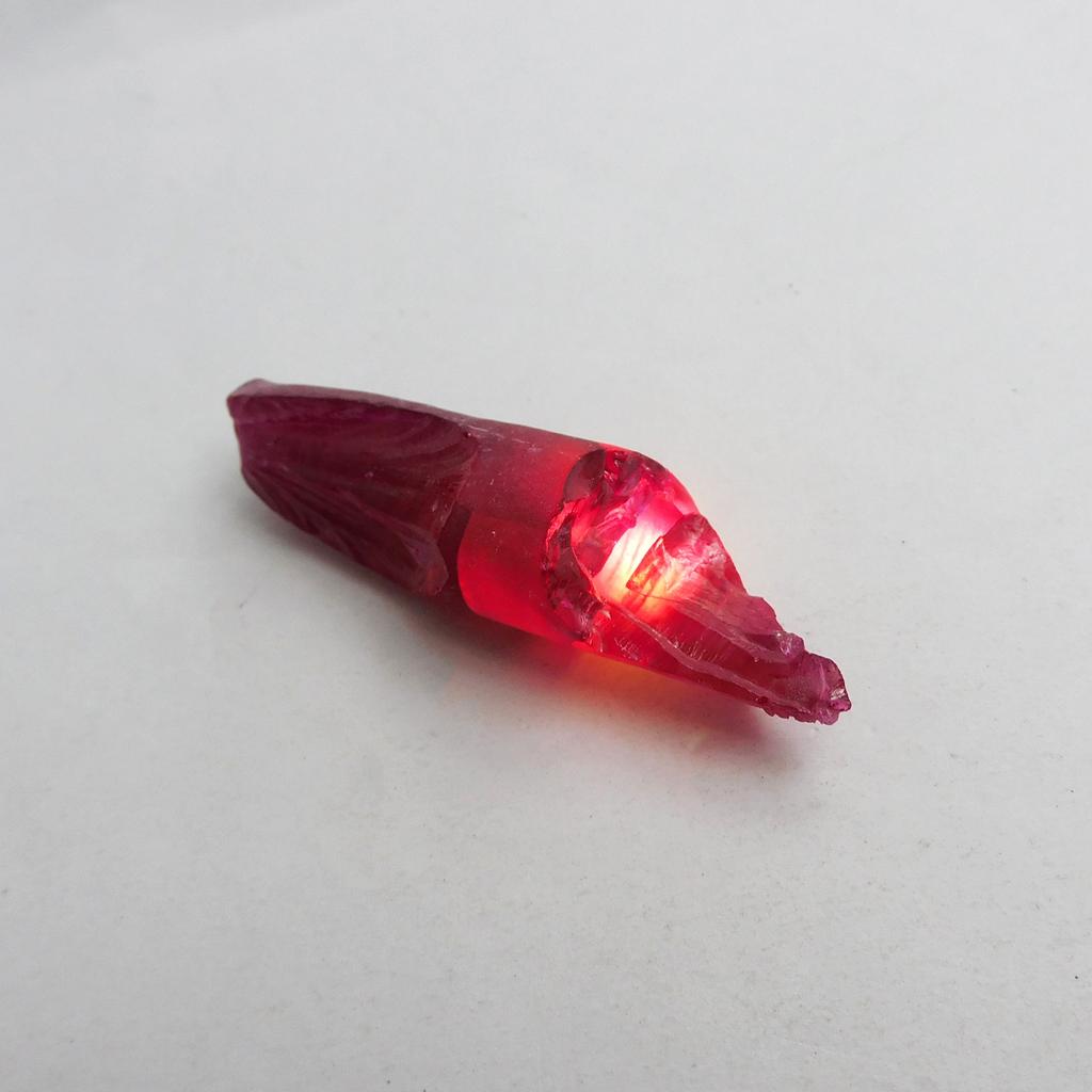 Raw Rough Natural 48.95 Ct Uncut Red Ruby Earth Mined CERTIFIED Loose Gemstone P-1064-Sa