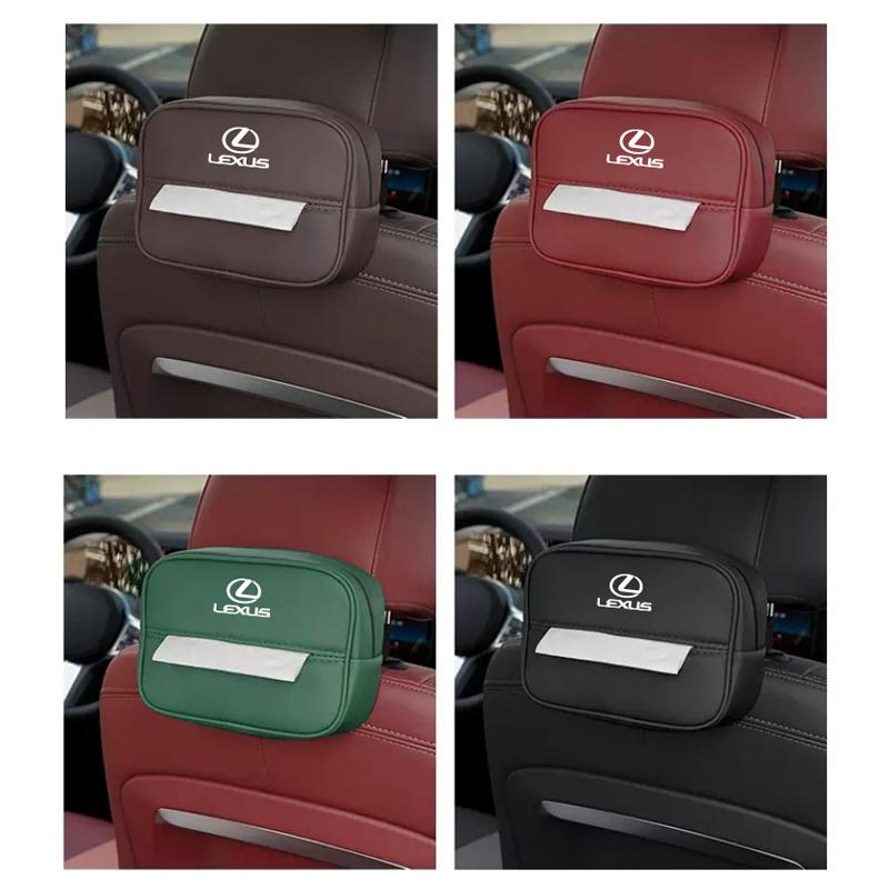 Car Tissue Box Auto Armrest Paper Storage Bag For Lexus F SPORT GX460 Ct200h IS250 ES 220D IS200 Fsport GS GX IS LS LX NX