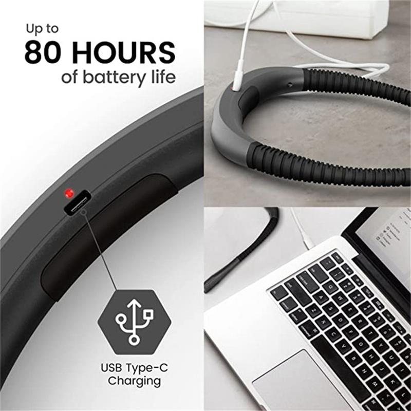 LED Neck Hung Light Hands-Free Neck Light 3 Level Light 3 Temperature Rechargeable USB Reading Lamp High Quality Neck Book Light